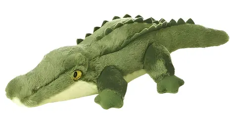 AURORA Plüsch-Alligator, grün / 20 cm / Plüsch