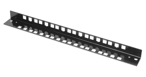 Intellinet Profilschienen für 6HE-Wandracks, schwarz / Rack-Zubehör / 19" / Stahl 1,5 mm