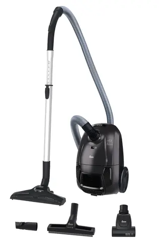 Hoover HE120PET 011 grau / Staubsauger mit Beutel / 700 W / 2,5 l / 79 dB / Aktionsradius 8,2 m