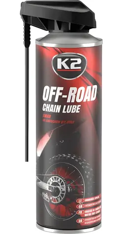 K2 Offroad-Kettenöl 500 ml / Kettenschmierstoff / Motorrad / Synthetisch / Korrosionsschutz