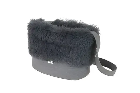 I LOVE PETS Olala Luxus-Hundetasche 32 cm, hellgrau / Hundetasche