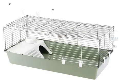 Ferplast Rabbit 120 / Käfig für Kaninchen und Meerschweinchen / 119 x 58,5 x 51,5 cm / Metall, Kunststoff