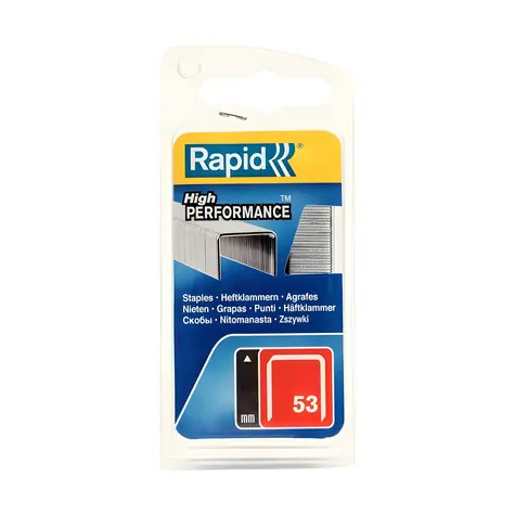 Rapid 53/10 mm / Heftklammern / Schmal / Blisterverpackung