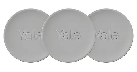 Yale Dot Silber / Smart-Home-Zubehör / 3 Stück