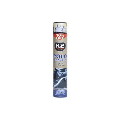 K2 Polo Cockpit Green Apple / Kunststoffschutzspray / Armaturenbrett / 750 ml / antistatisch / UV-Schutz