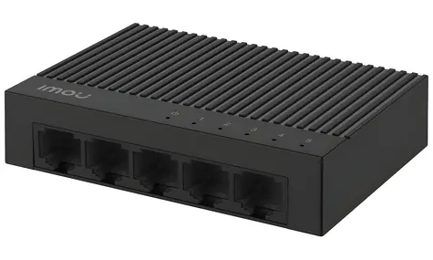 Imou SF105C schwarz / Switch / 5x RJ45 / 10/100 Mbit/s / DC 5V/1A