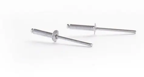 HAUSHALT Nieten Aluminium-Stahl 4,0 x 6 mm 50 Stück / Nieten / Durchmesser 4,0 mm / Länge 6 mm