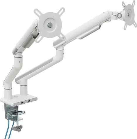 ART L-20GD / Monitorständer / 17-32" / Tragkraft 2-9 kg / Aluminium / 2x USB 3.0