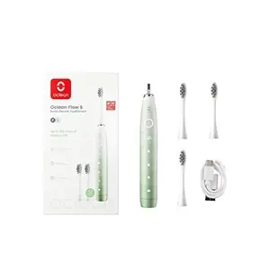 Oclean Flow S Set grün / Schallzahnbürste / 5 Modi / 76.000 Bewegungen/Min. / IPX7