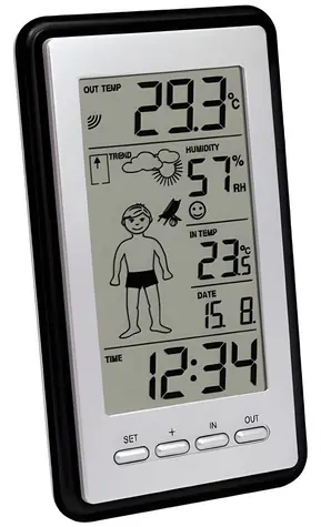 TechnoLine WS 9632 schwarz / Wetterstation