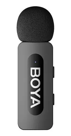 Boya BY-V1 V2.0 1TX+1RX / Drahtloses Mikrofonsystem / 1x Sender / 1x Empfänger