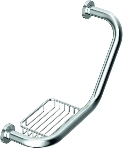 Ideal Standard IOM Chrom / Haltegriff für die Badewanne / Seifenhalter / Metall / Verdeckte Befestigung