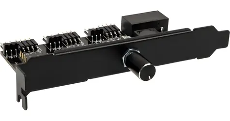 Lamptron CFM36 schwarz / Lüfter- und LED-Steuerung / PCI-Steckplatz