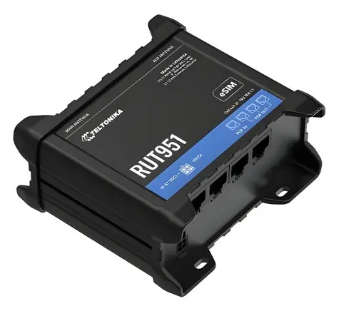 Teltonika RUT951 PoE+ / Industrierouter / LTE / eSIM / ohne Netzteil
