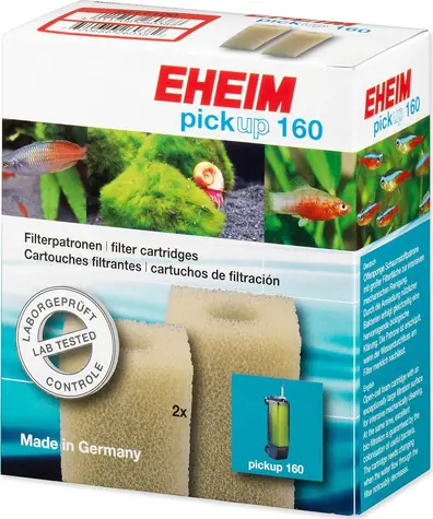EHEIM Schaumstoffeinsatz Pickup 160 2 Stück / Filterkartusche / Aquarium / 12 x 13,7 cm