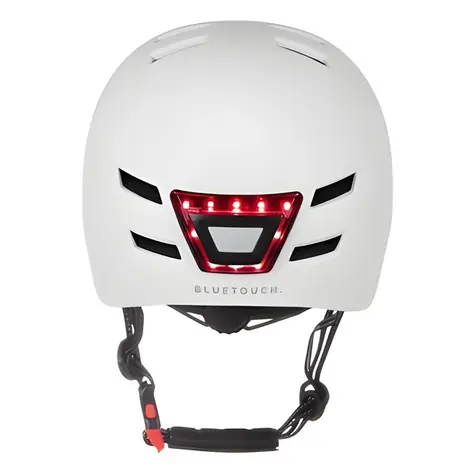 BLUETOUCH Scooterhelm mit weißer LED-Beleuchtung / Helm / Größe S/M / LED-Beleuchtung