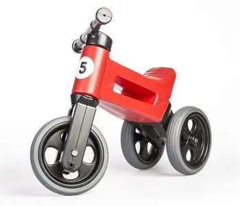 FUNNY WHEELS Rider Sport Laufrad Rubinrot / 2in1