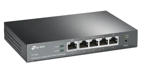 TP-LINK ER605 Omada schwarz / Router / VPN / 4X GLAN / Firewall / 20 VPN-Tunnel