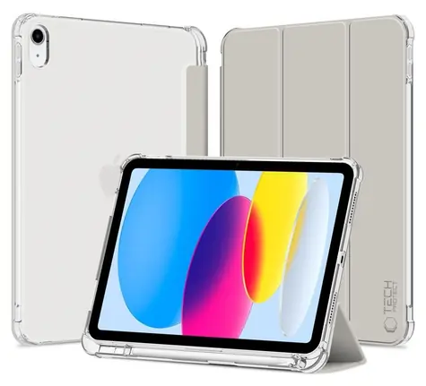 Tech-Protect SC Pen Hybrid silber / Hülle / Apple iPad 10,9" (2022) / 11" (2025) / Stifthülle