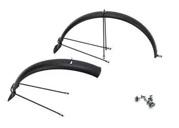 Mibo Schutzblechset 20"/20" Schwarz / Schutzblechset / Vorder- und Hinterrad
