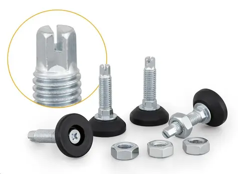 Triton Rack Nivellierfüße Set / Rack Zubehör / Verstellbar
