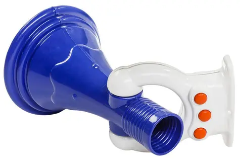 Marimex Megafon Play blau / Spielplatzzubehör / 3 Töne / 2 AA-Batterien / ab 3 Jahren