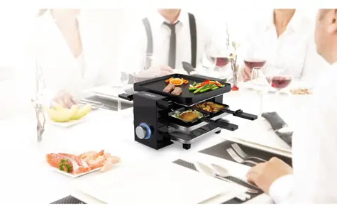 Princess 162915 Piano 4 / Raclettegrill / Drehteller / 21x23 cm