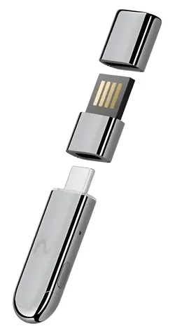 VIAIM Notekit XFVI-D95 grau / Audiorecorder mit KI-Transkription / Bluetooth 5.3 / USB-A/USB-C / Reichweite 10 m