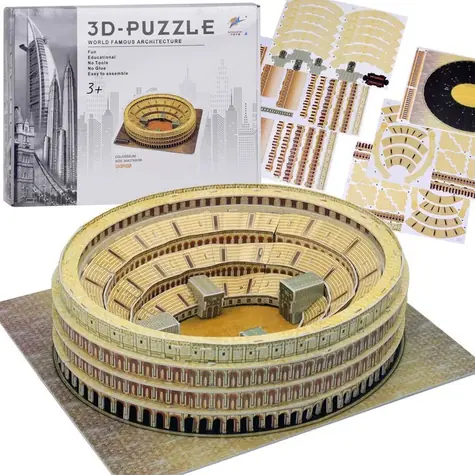 JOKOMISIADA 3D-Puzzle Kolosseum / 84 Teile / ohne Kleber und Ausschneiden