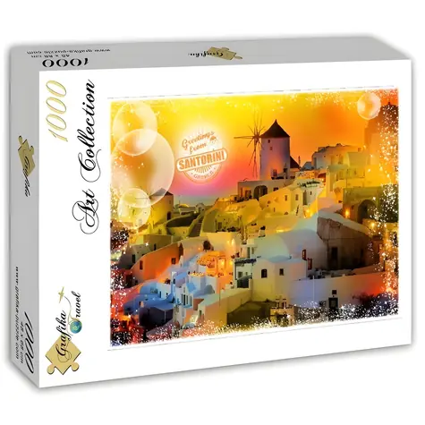 GRAPHICS Puzzle Reise um die Welt: Griechenland / 1000 Teile / 68 x 48 cm