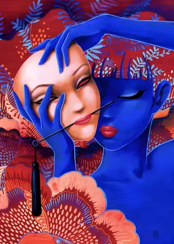 GRAFIK Puzzle Bas les Masques / 500 Teile / 34,2 x 47,8 cm