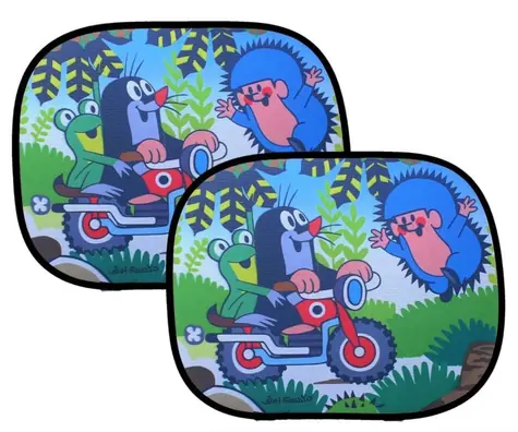 Auto-Sonnenschutz Mole / Auto-Sonnenschutz / 2 Stück / 44 x 36 cm / Saugnäpfe