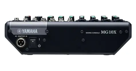 Yamaha MG10X CV schwarz / Mischpult / 10 Kanäle / 4X XLR-Kombibuchsen / 2x XLR-Ausgänge / Display
