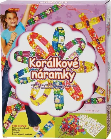 ARTLOVER Perlenarmbänder / Kreativset / Perlen und Gummibänder / ab 6 Jahren