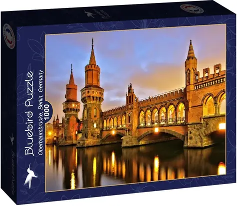 BlueBird Puzzle Oberbaumbrücke, Berlin, Deutschland / 1000 Teile / 69 x 47,8 cm