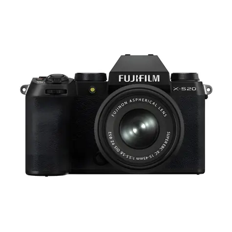 Fujifilm X-S20 + Fujinon XC15-45mm / Spiegellose Kamera / 26,1 MP / 6,2K-Video / 5-Achsen-Stabilisierung