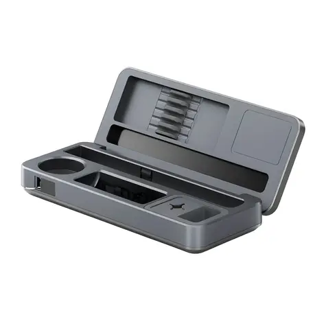 FNIRSI Werkzeugkasten HS-02B / Werkzeugkasten / Für Lötkolben HS-02B / Silber