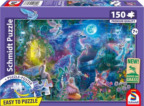 Schmidt Puzzle Einhorn-Märchen / 150 Teile / 43,2 × 29,1 cm