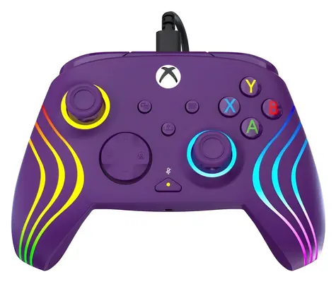 Turtle Beach Afterglow Wave lila / Gamepad / für Xbox Series X/S, Xbox One, PC / USB-C / RGB-Hintergrundbeleuchtung