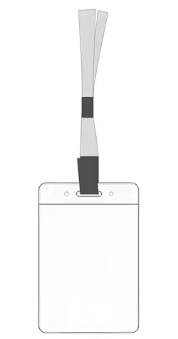 EuroSupplies Lanyard LILY mit Clip, dunkelblau / Umhängeband / Clip / 900 mm / 10 mm