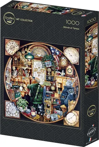 GRAPHICS Quadratisches Puzzle ...Genug von der Welt und der Zeit / 1000 Teile / 63,5 x 63,5 cm