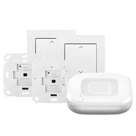 Homematic IP Starterset für Rollladensteuerung HmIP-SK29 / Starterset / Stellantrieb für Rohrantriebe