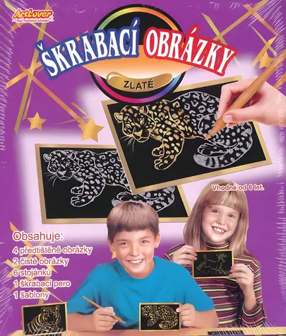 ARTLOVER Rubbelbilder Gold / 6er-Set / ab 6 Jahren