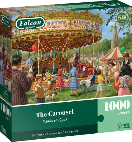 FALCON Puzzle-Karussell / 1000 Teile / 68 x 49 cm