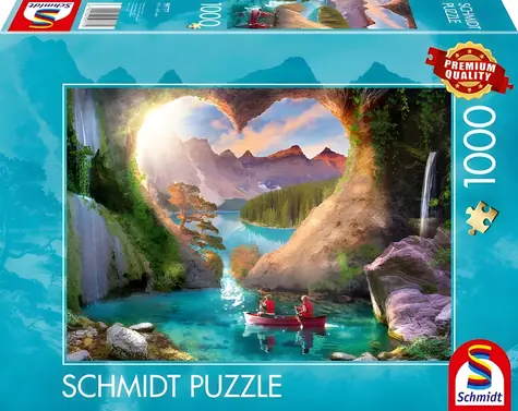 Schmidt Puzzle Liebe zu den Bergen / 1000 Teile / ab 12 Jahren