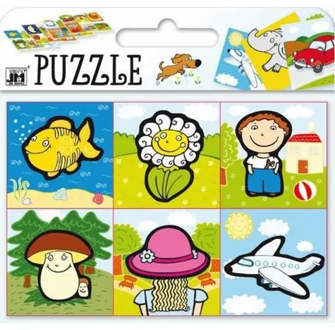 JIRI MODELS Puzzle: Was gehört wohin? / große Teile / für die Kleinen