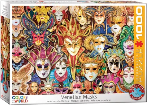 EUROGRAPHICS Puzzle Venezianische Skraboshky / 1000 Teile / 68 × 48 cm