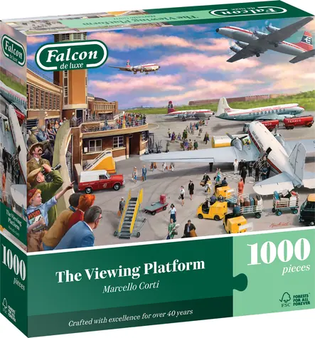 FALCON Puzzle Aussichtsrampe / 1000 Teile / ab 15 Jahren