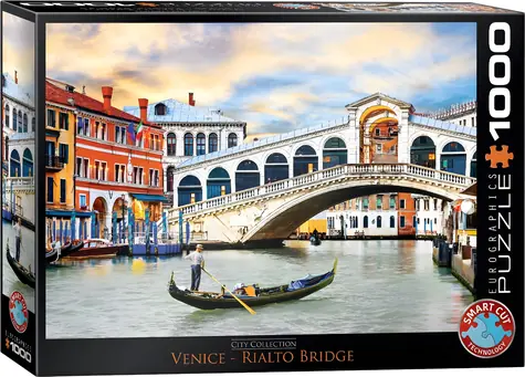 EUROGRAPHICS Puzzle Rialtobrücke, Venedig / 1000 Teile / 67,63 × 48,89 cm
