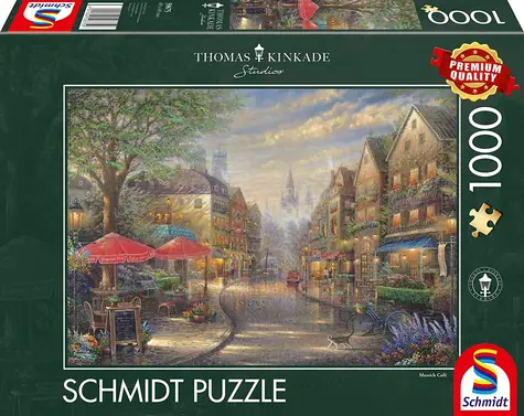 Schmidt Puzzle Café in München / 1000 Teile / 69,3 × 49,3 cm